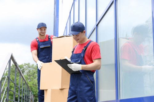 Packing tips and organized boxes for moving