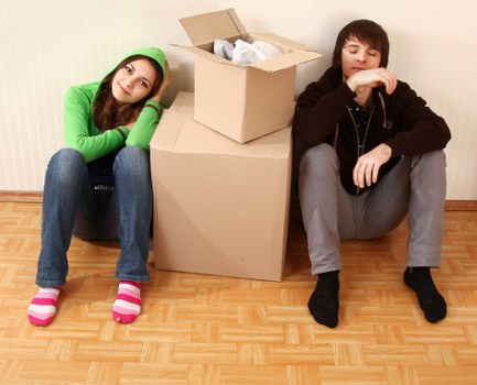 Experienced professionals handling a residential move