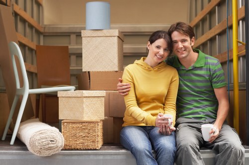 Efficient unloading at a new London property