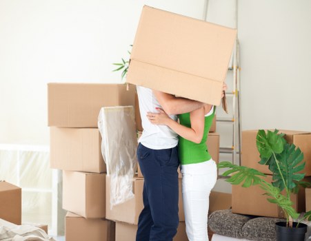Satisfied customers after a successful London move